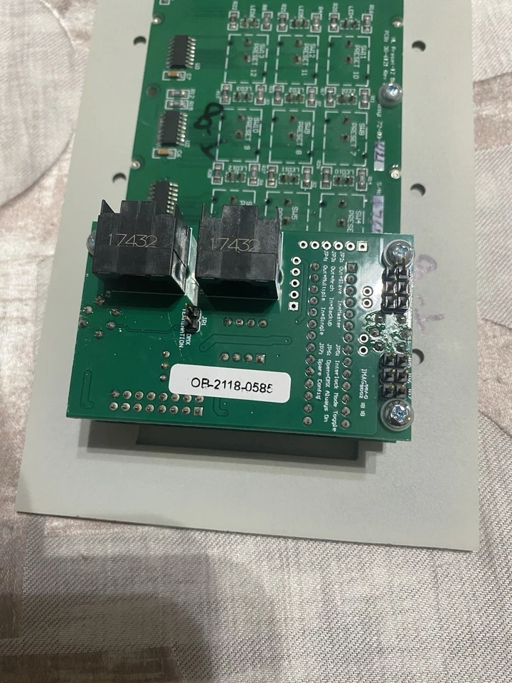 Leprecon 90-03-6154 Apc 12 Button With Off Dmx In/out Wall Plate Part 2018) - Image 4 of 4