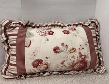 Waverly Norfolk Rose Rectangle Accent Throw Pillow