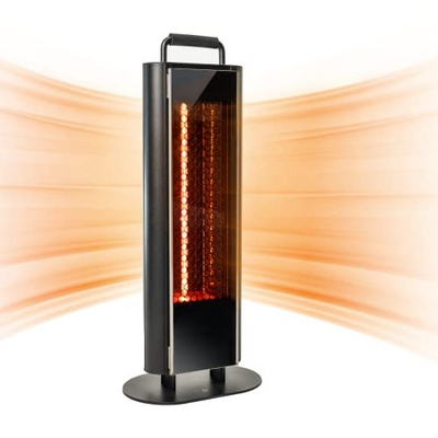 #ad EAST OAK 1200W Under Table Electric Heater Double Sided Design UTH22001 Black $56.24