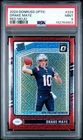 2024 Panini Donruss Optic Rated Rookie Drake Maye #229 Red Mojo Prizm (RC) PSA 9