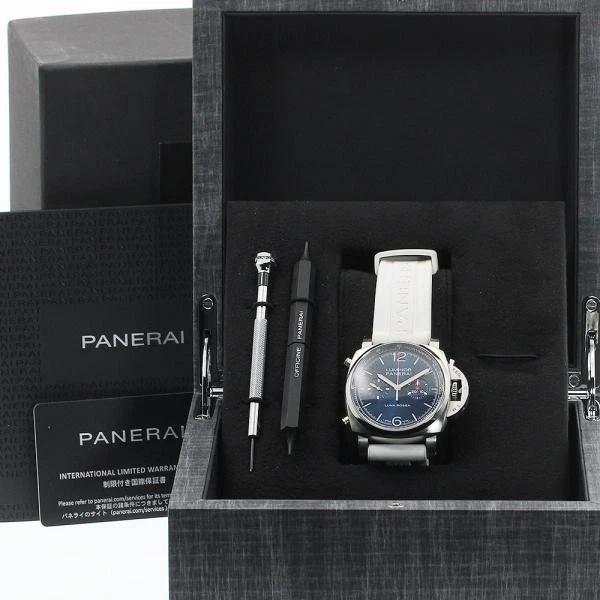 Panerai — Officine Panerai Luminor Chrono Luna Rossa PAM01303 44mm Automatic Watch #C1558