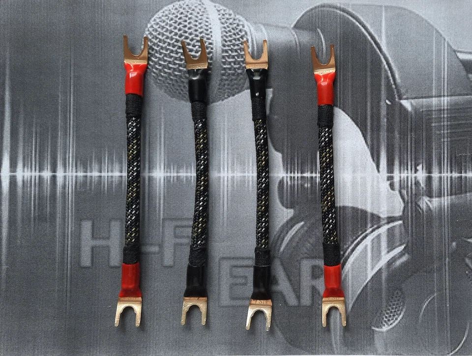 JUMPER PONTICELLI DIFFUSORI BI-WIRING HI-END 99,99 PURE OFC 8N RAME/ARGENTO - Immagine 2 di 4