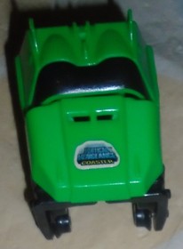 Knex Roller Coaster Car Green Micro K'nex Vertical Vengeance Logo w/Fins CLEAN!