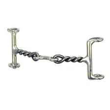 Reinsman Stage E Cristy Gag Dog Bone Snaffle Brn