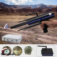 AKS Long Range Gold Metal Detector Gems Diamond Finder w/Antennas  Case -new