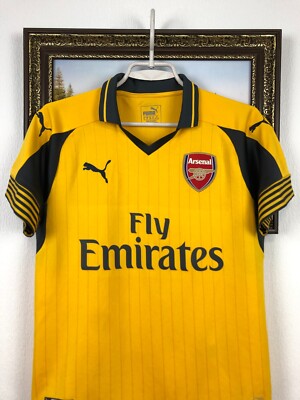 Arsenal Away football shirt 2016 Soccer Puma Gunners Jersey Yellow