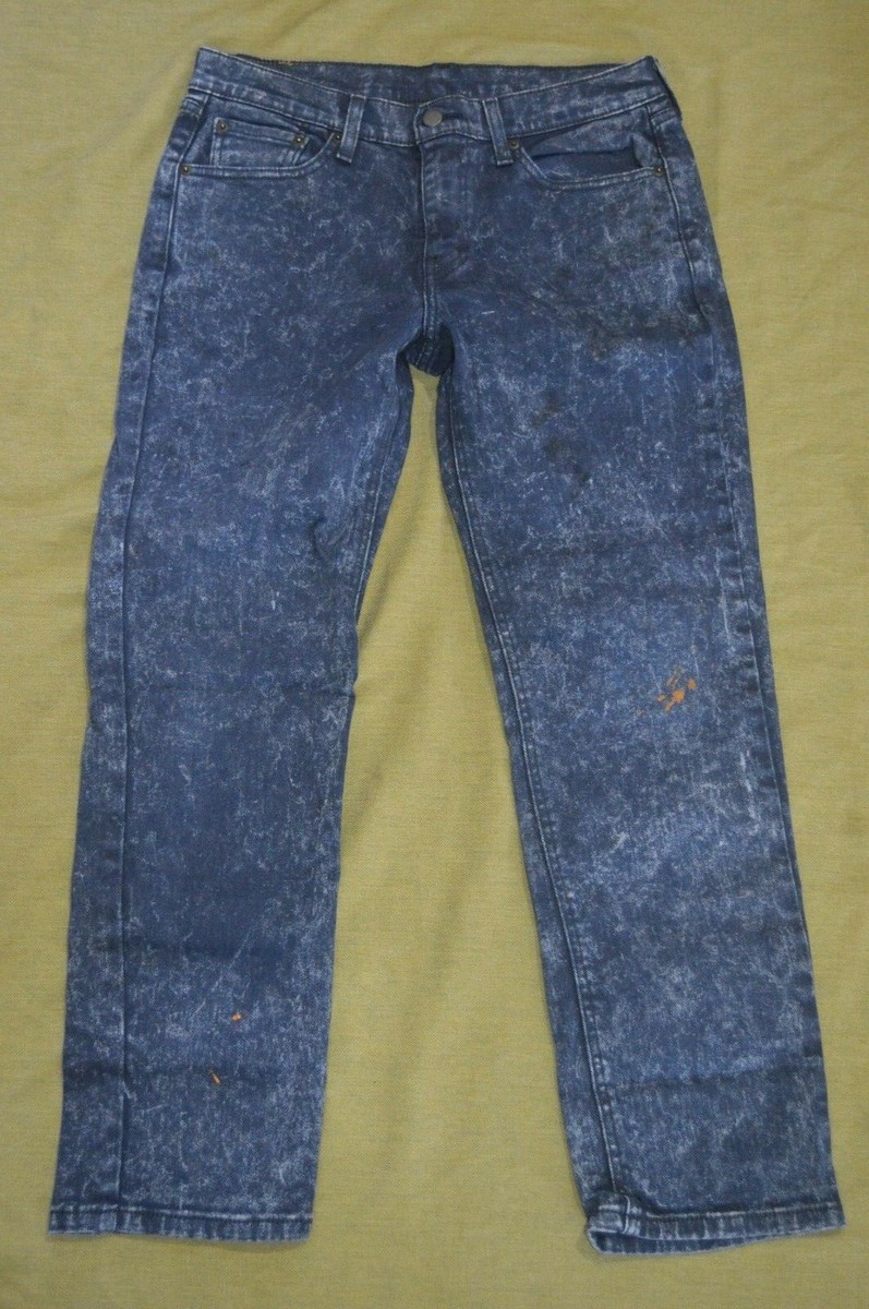 Levi's 541 Athletic Blue Denim Straight Leg Jeans 30x30 Painters