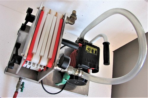 Wein Schnaps Plattenfilter Schnapsfilter 20 x 20 cm 220 V Schichtenfilter - Bild 2 von 6