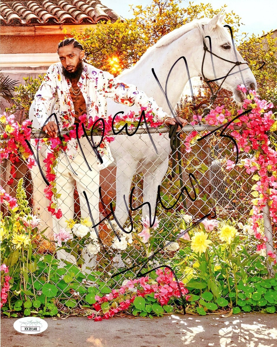 NIPSEY HUSSLE Authentic Hand-Signed 