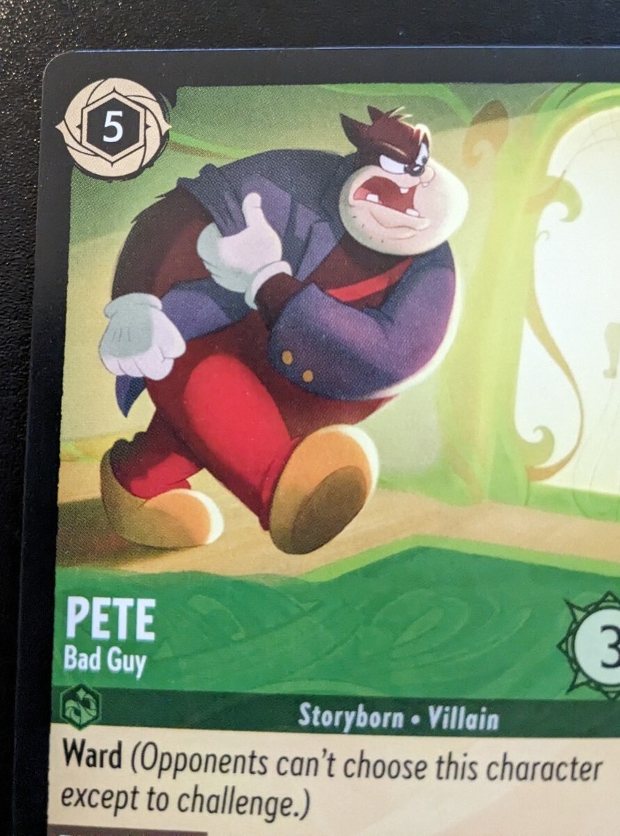 pete lorcana card Pete - Bad Guy 88/204 Rare Rise Of The Floodborn Disney Lorcana TCG