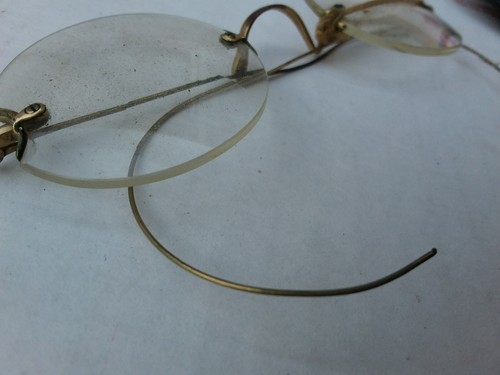 2 pares de gafas de lectura vintage dispositivo médico antiguo ropa médica - Imagen 6 de 12