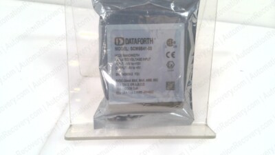 DATAFORTH SCM5B41-03 ANALOG VOLTAGE INPUT MODULE WIDE BANDWIDTH, NEW* #330764