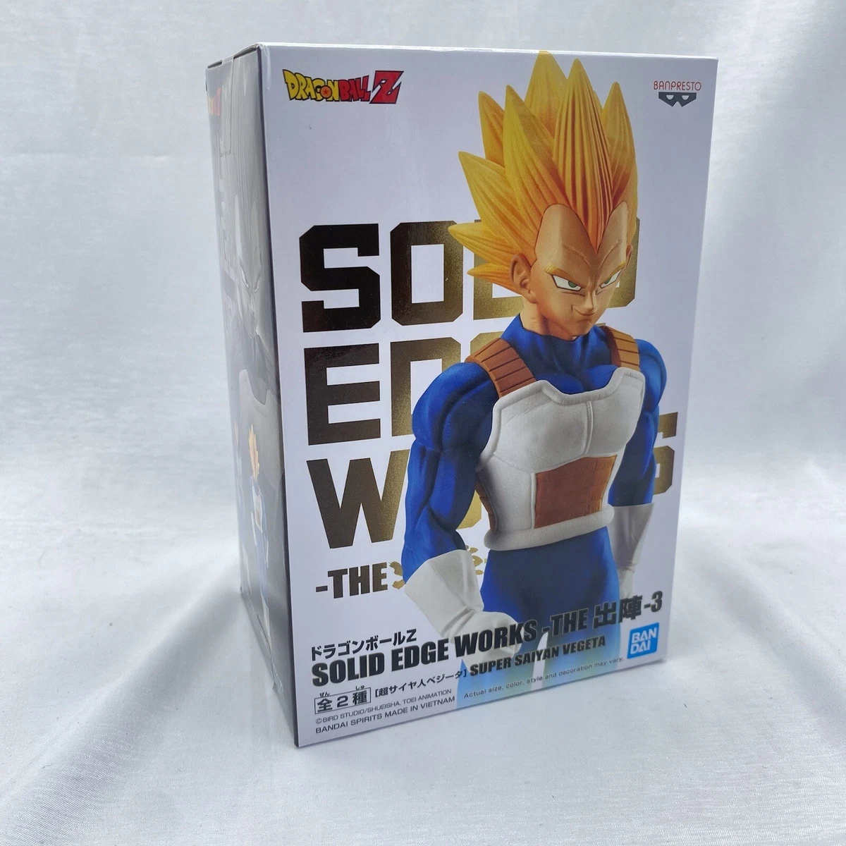 Em promoção! Bandai Original De Dragon Ball Anime Figura De Vegeta