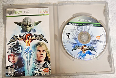  SoulCalibur IV (Microsoft Xbox 360, 2008)   Platinum Hits    with Manual