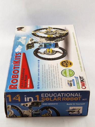 Kit Educativo de Robot Solar 14 en 1 ROBTIKITS OWI-MSK615 Caja Abierta Nuevo - Imagen 7 de 9