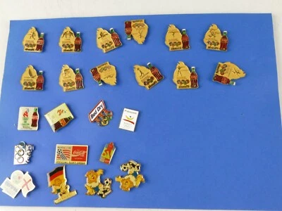 23 Coca Cola Olympic 1996 Pin und andere Ansteck Buttons W-3667 - Bild 1 von 4