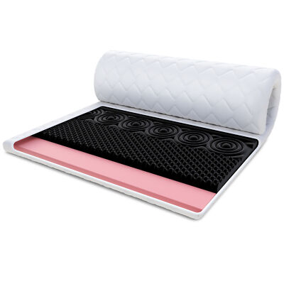 Topper 100x200 cm Matratzenauflage mit HR-Schaum Visco 7 cm Schoner H3