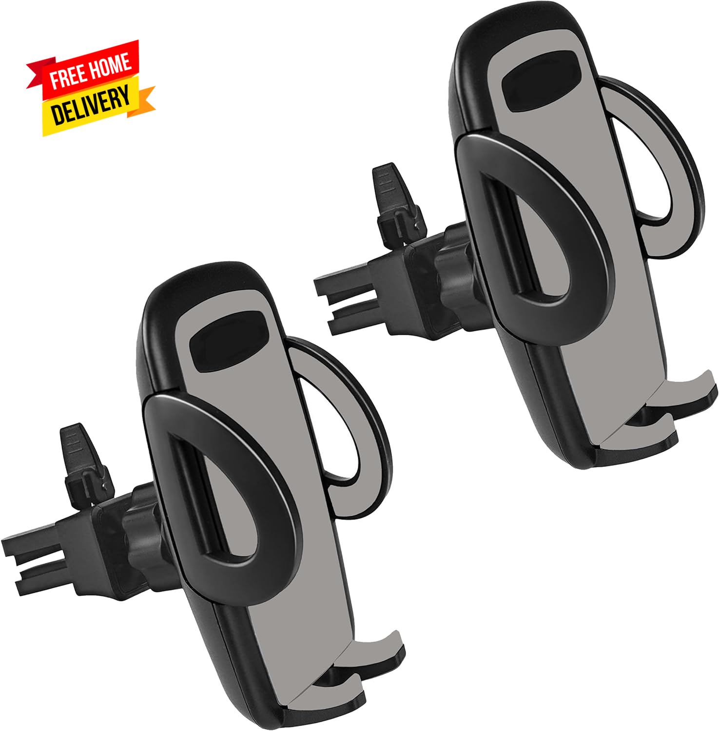 Car Phone Mount Air Vent Cellphone Holder Cradle 2Pack Universal for Iphone 15/1-image