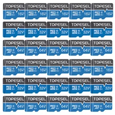 10PCS 16GB 32GB 64GB Ultra SDXC Memory Card Class 10 U1 SD Card Micro SD Cards