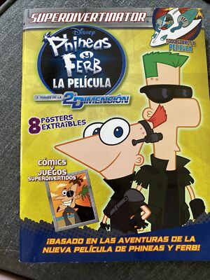 Aphineas Y Ferb La Pelicula 8 Posters Extraibles