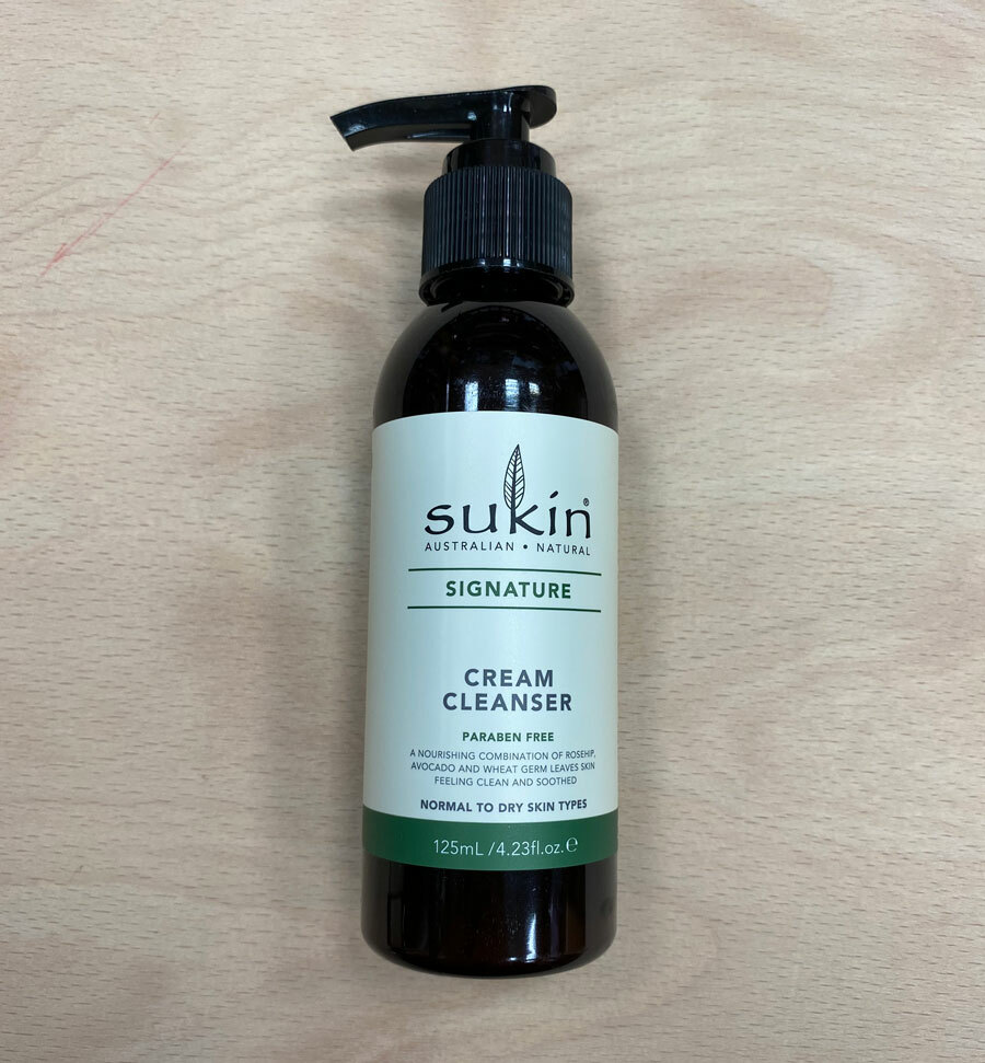 Sukin CREAM CLEANSER Face Facial Cleansing Wash With Rosehip & Avocado 125ml