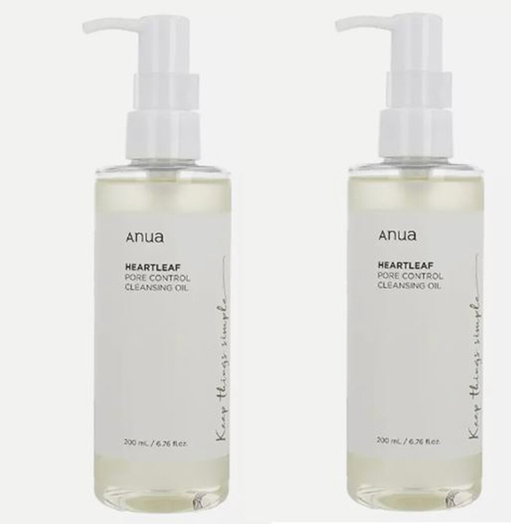 ANUA Heartleaf Pore Control Cleansing Oil 200ml + 200ml - Deep