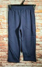 BNWT Boys Sz 6 LW Reid Brand Navy Blue Zip Pocket Elastic Waist Track Pants