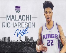 MALACHI RICHARDSON Signed Autograph 8x10 Photo Picture Sacramento Kings w/COA