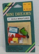 Vintage Dollhouse Miniatures Canned Goods NIP