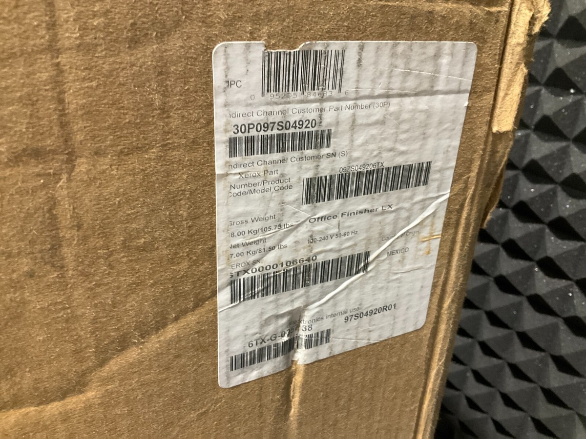 Xerox Altalink 2000 Office Sheet Finisher LX 097s049206tx for sale