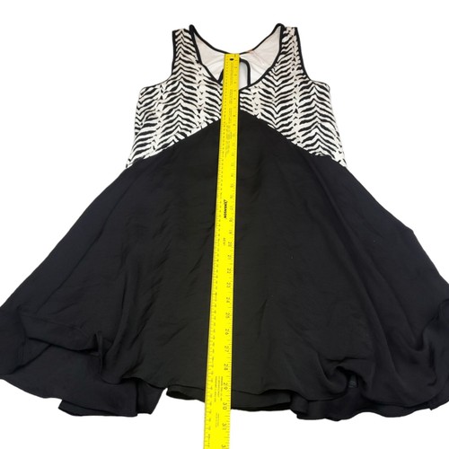 NEU Free People Damen Small Walk In The Park schwarz Zebra Tank Kleid mit Taschen - Bild 5 von 12