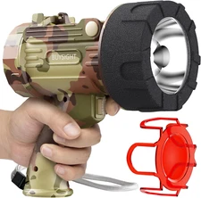 Rechargeable Spotlight Flashlight,1000,000 Lumens Hand Held Spotlight Waterproof
