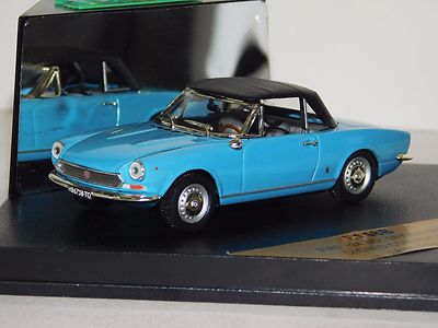 FIAT 124 BS1 SPIDER SPORT CLOSED CONVERTIBLE AZZURO VITESSE L148B