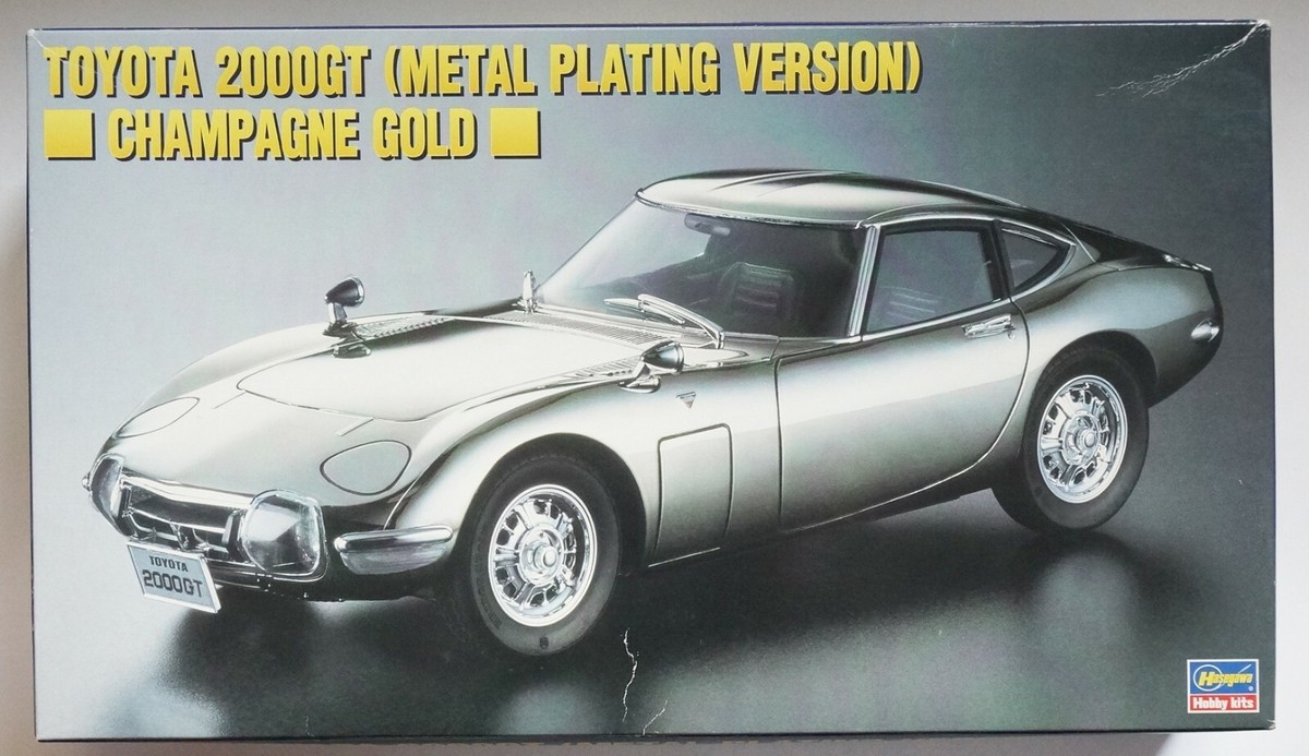HASEGAWA 1/24 Toyota 2000GT Metal Plating ver Champagne Gold