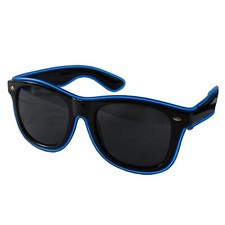 LED-Brille Leuchtbrille Partybrille Spassbril...