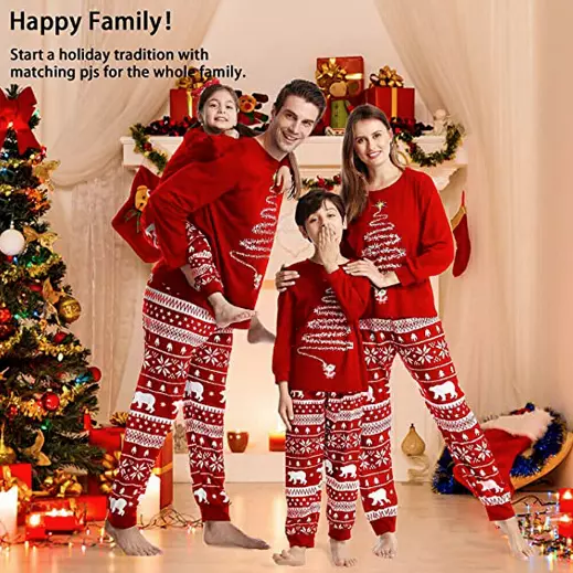 Pijamas De Navidad Para Adultos Ni os Conjustos De Dormir Ropa