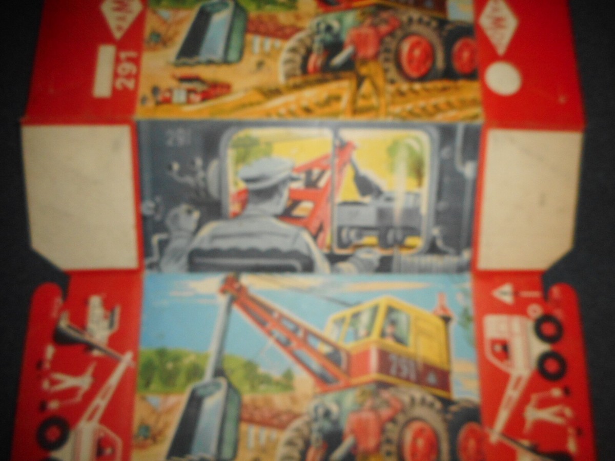 Jouet Ancien Wamoo 1955 - Pelleteuse FJ France - Boîte D'Origine Réf 291