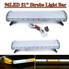 51 96 Led Strobe Light Bar Amber Emergency Beacon Warn Tow 1621flashing Modes 51 96 Led Strobe Light Bar Amber Emergency Beacon Warn Tow 1621flashing Modes