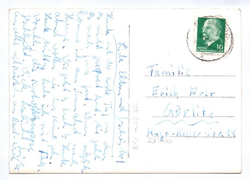 Ak 50 Jahre Forster Rosengarten 1913 - 1963 Forst Lausitz - Picture 2 of 2