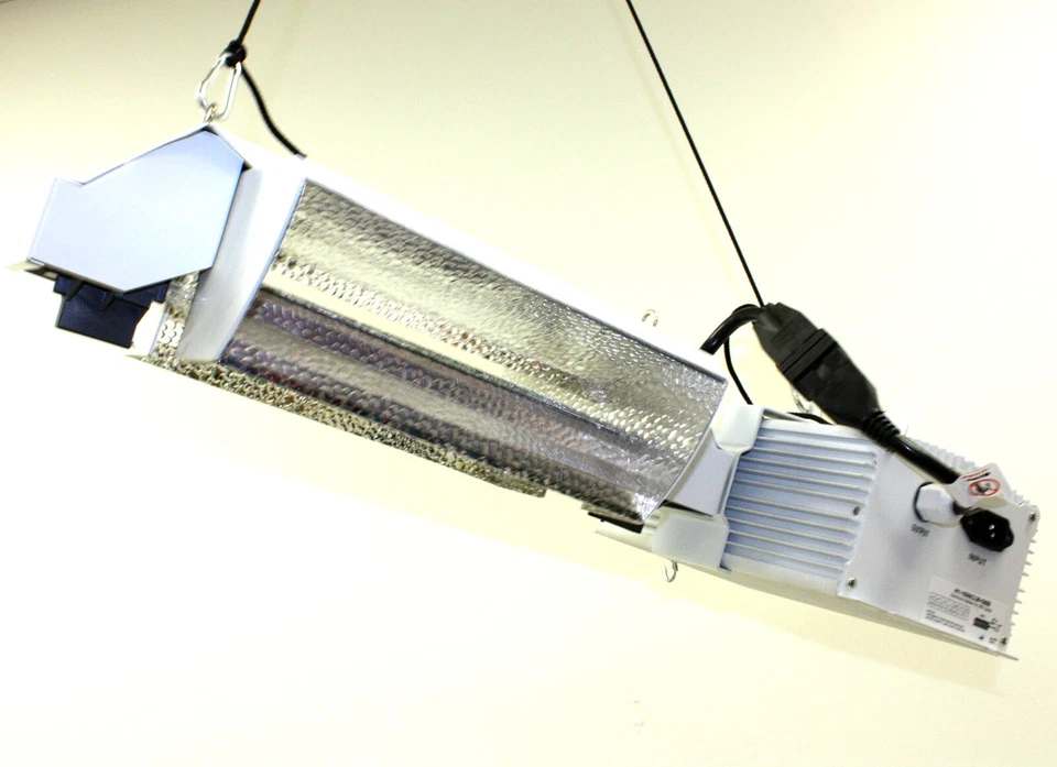 Lote Dos 1000W Doble Extremo Abierto Estilo Fantasma Reflector MH HPS Sistema de Luz de Crecimiento Foto 3 de 4
