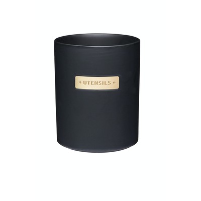 MasterClass MCUTENSILCOP Stoneware and Brass Effect Kitchen Utensil Holder Bl...