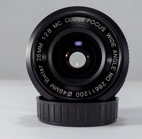Vivitar MC 28mm F 2.8 Wide Angle, Close Focus Prime Lens. Olympus OM Mount - Picture 2 of 17