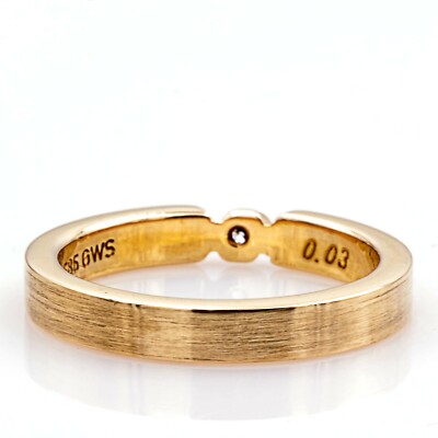 Ring 585 Gelbgold mit Diamant