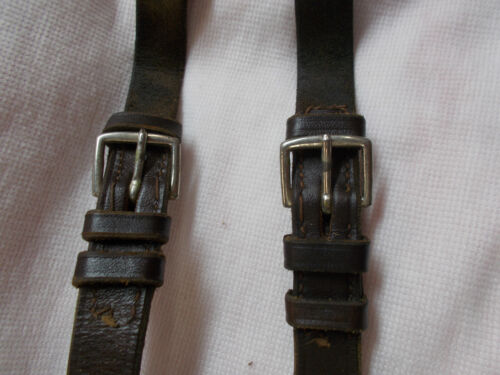 *** LOVELY BROWN SOFT COTTON PLATTED STOCK REINS - 61" NO CENTRE JOIN - VGC - Picture 5 of 17