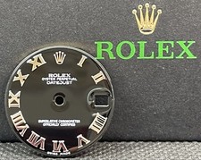 Rolex Datejust Medie 31mm Nero Quadrante Argento Numerali Romani Jubilee 178274