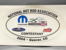 Vrhtf Nhra 2004 Mopar Mile-high Nationals Contestant 2.75 X 4.75 Sticker