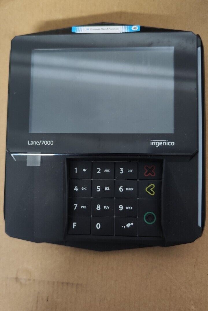Ingenico Lane 7000 Terminale -Seul sans Chargeur - Bon état Ingenico Lane 7000 Terminale -Seul sans Chargeur - Bon état