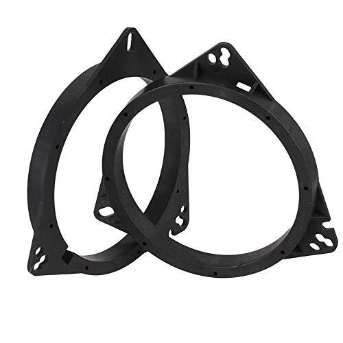 2PCS Black Plastic 6.5Inch Car Speaker Adapters Mount Plates
