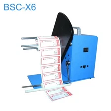BSC-X6 Tag Around The Feeder Winder Rewinder Label Receiving Paper Machine