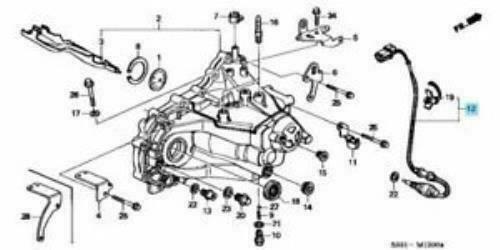 Interruptor de luz inversa HONDA Civic V Coupe Hatchback Sedán 35600-P21-003 ... - Imagen 4 de 8